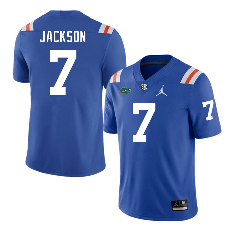Florida Gators #7 Amir Jackson College Football Jerseys Stitched-Throwback